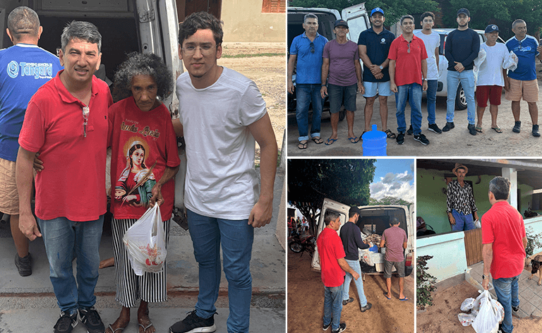 OPOSIÇÃO FORTE: Pelo segundo ano, Nilson Lima e grupo de Jorginho Bezerra realizam entrega solidária de peixe em Tangará
