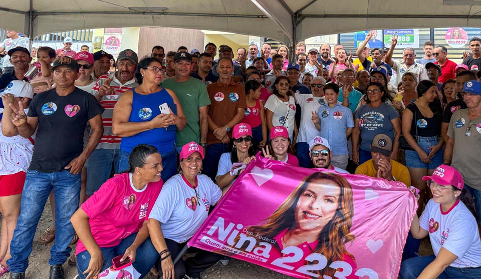 Visita cortesia vira grande ato político para Nina e Gustavo na residência de Nilson Lima em Tangará